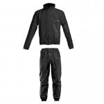 Acerbis Αδιάβροχο Σετ - Rain Suit Logo - Μαύρο - 16428.090